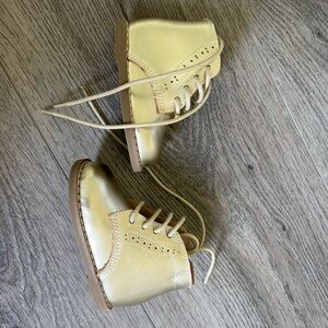 Toddler gold boots
